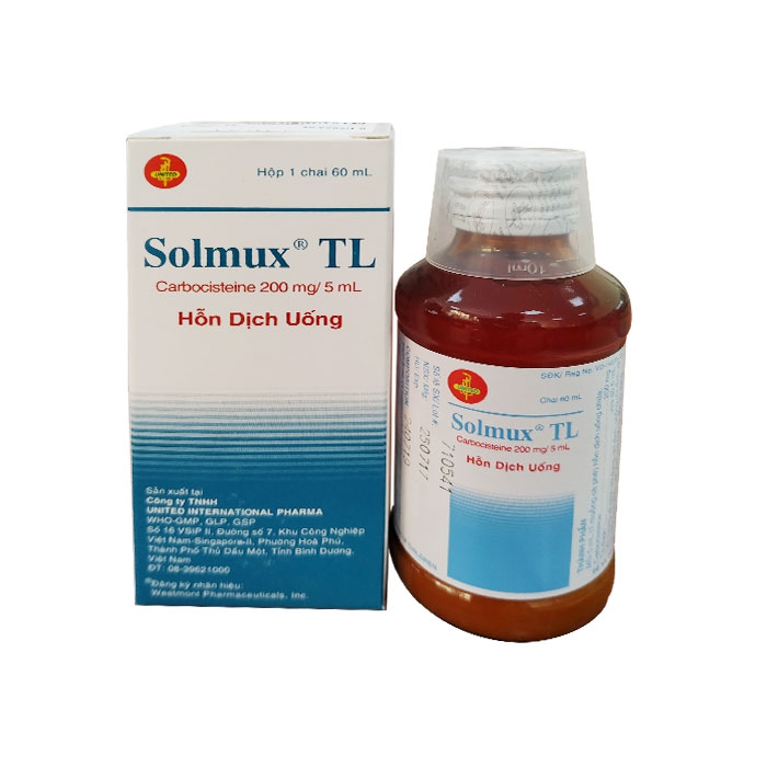 Thuốc Solmux TL, Hộp 60ml