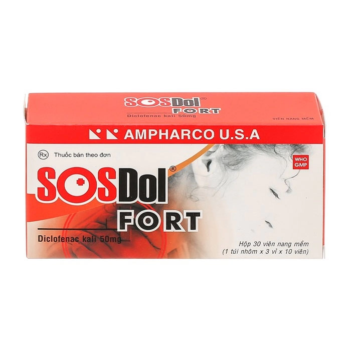SOSDol Fort Ampharco 3 vỉ x 10 viên