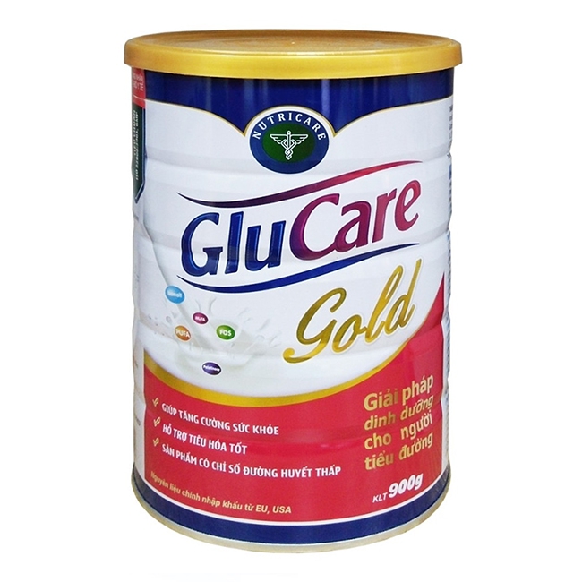 Sữa bột Nutricare Glucare Gold dinh dưỡng cho người tiểu đường, 900g