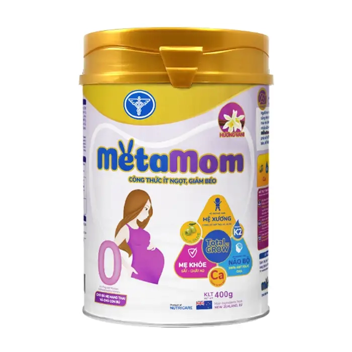 Sữa bột Nutricare MetaMom cho phụ nữ mang thai & cho con bú - hương vani, 900g