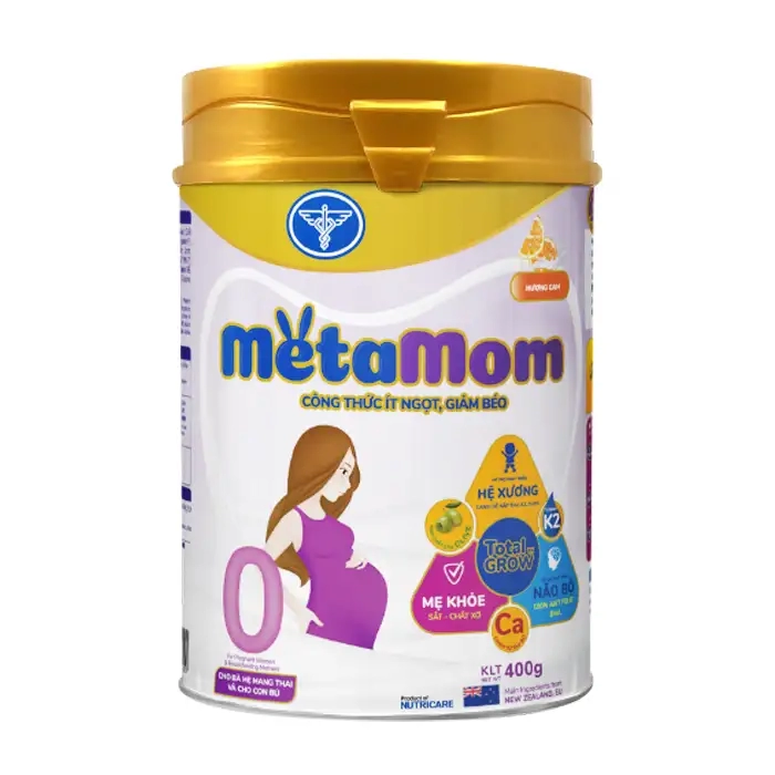 Sữa bột Nutricare MetaMom cho phụ nữ mang thai & cho con bú - hương cam, 900g