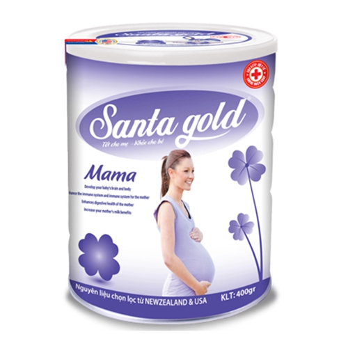 Sữa bột Santa Gold Mama cho bà bầu