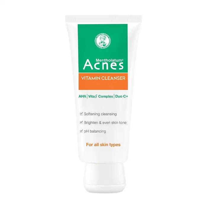 Sữa rửa mặt Acnes Vitamin cleanser, Tube 100g