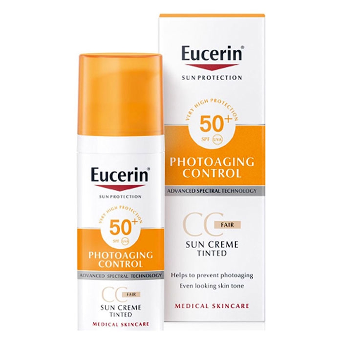 Kem chống nắng có màu Eucerin CC Fair SPF50+ 50ml