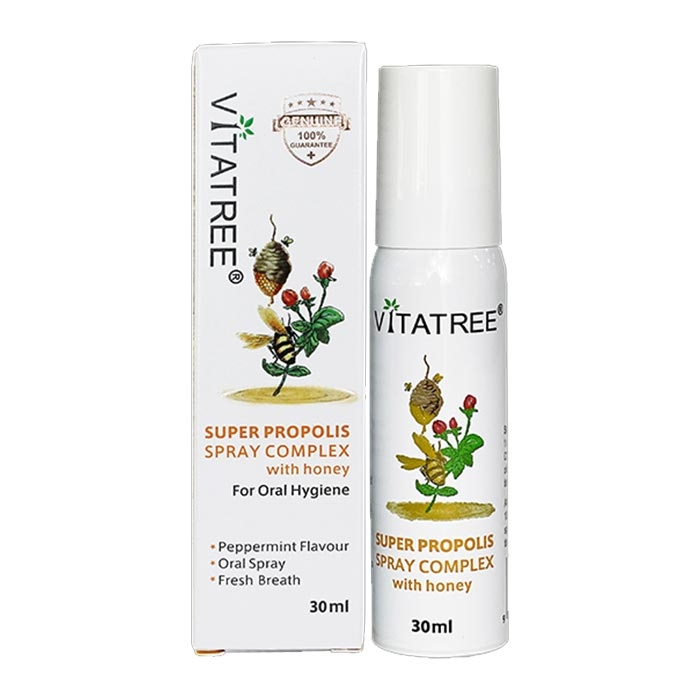 Super Propolis Spray Complex Vitatree 30ml - Keo ong xịt họng