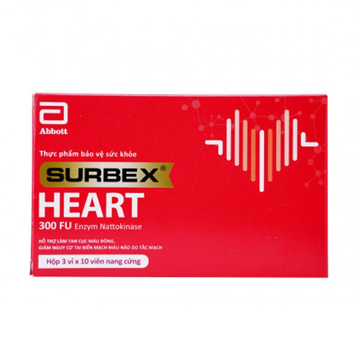 Surbex Heart Abbott 3 vỉ x 10 viên