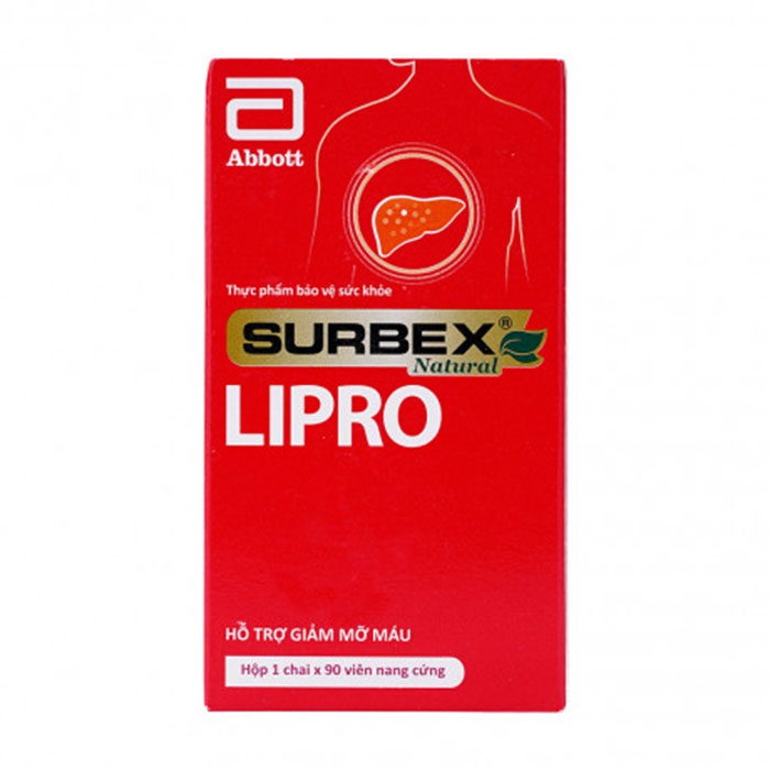 Surbex Natural Lipro Abbott 90 viên - Viên uống giảm mỡ máu, tim mạch