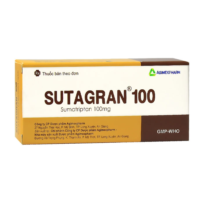 Sutagran 100 Agimexpharm 2 vỉ x 6 viên