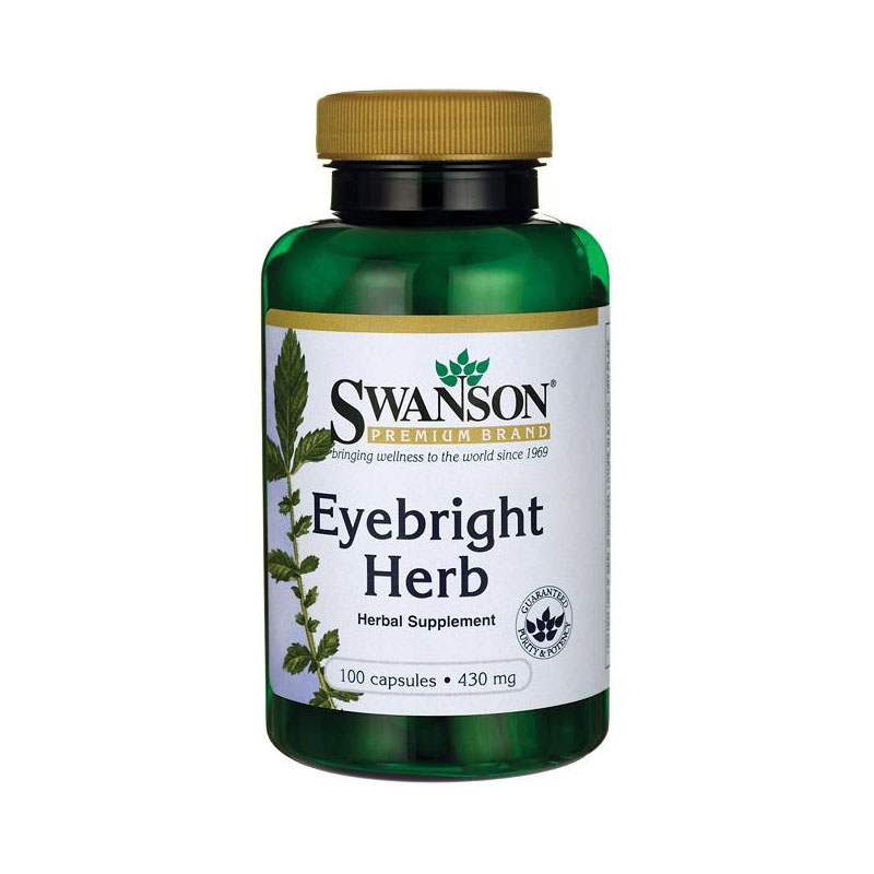 Swanson Eyebright Herb tăng cường thị lực, Chai 100 viên