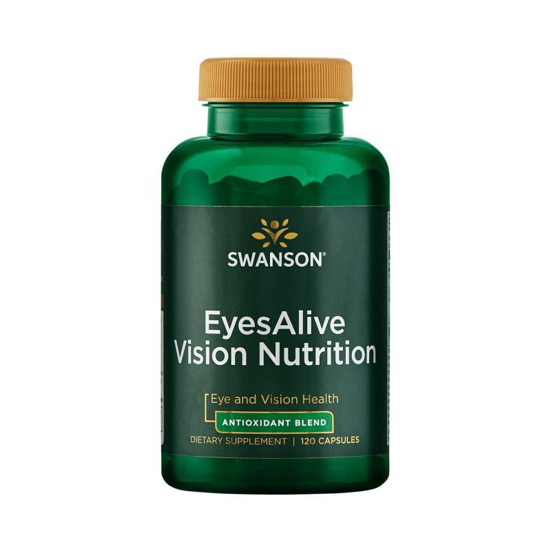 Swanson EyesAlive Vision Nutrition hỗ trợ sức khỏe thị lực, Chai 120 viên