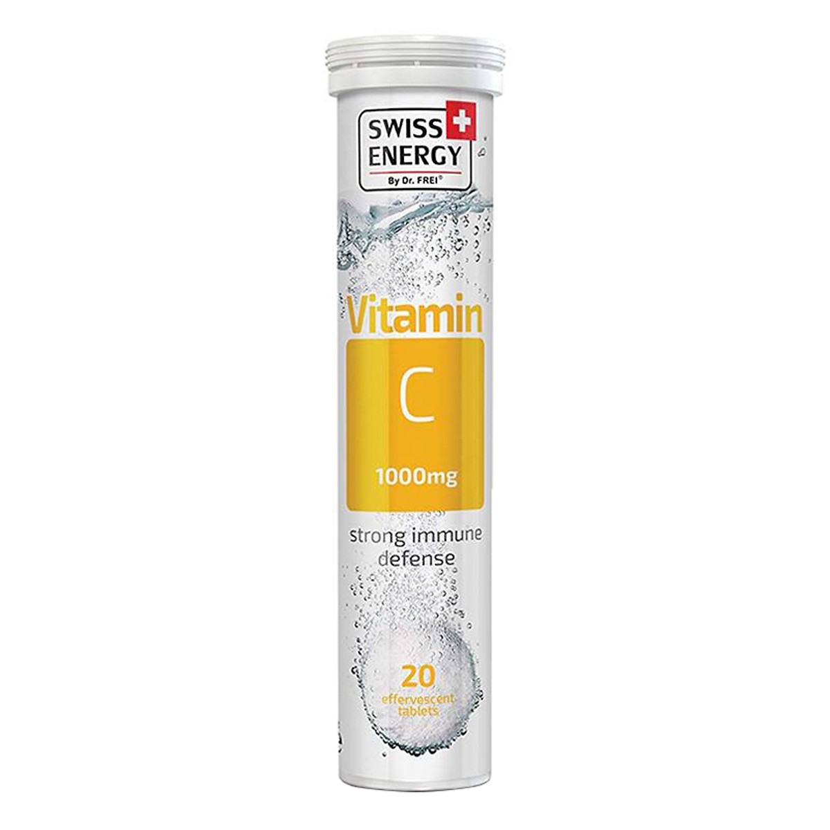 Thực Phẩm Bảo Vệ Sức Khoẻ Viên Sủi Swiss Energy Vitamin C (20 Viên/ Lọ)