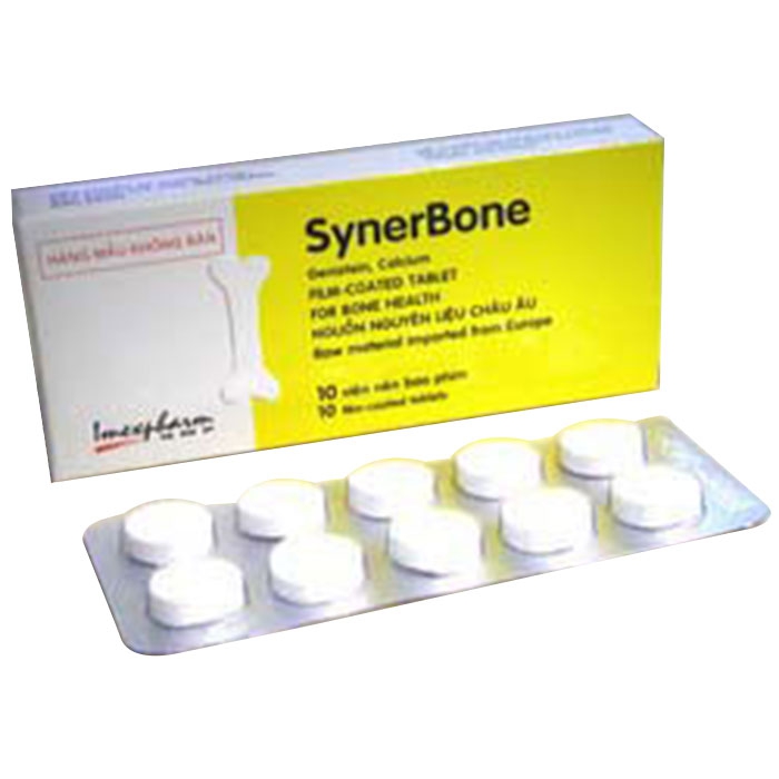  Thuốc Imexpharm Synerbone, Hộp 4 viên 
