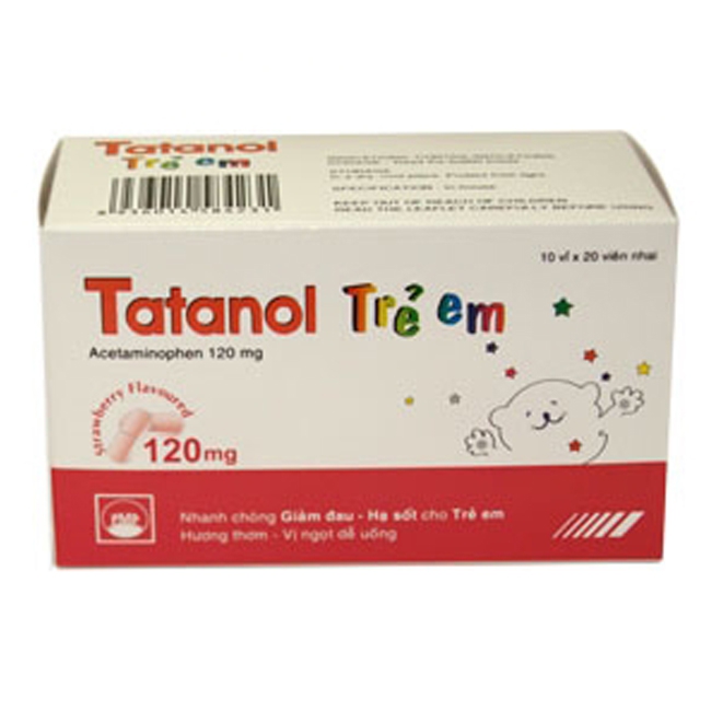 TATANOL Trẻ Em - Acetaminophen 120 mg