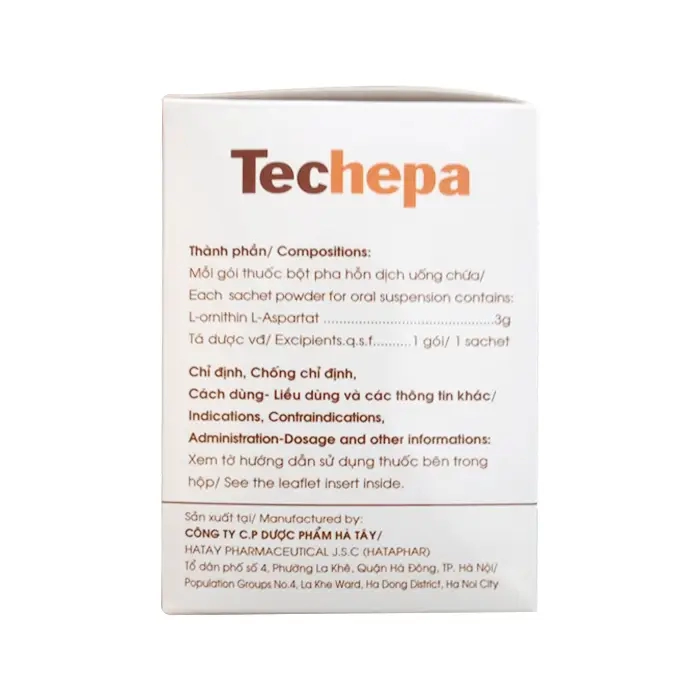 Techepa 3g Hataphar 14 gói x 4gr - Trị xơ gan, gan nhiễm mỡ, viêm gan