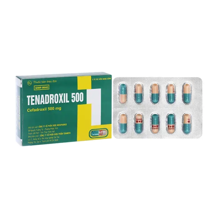Tenadroxil 500 Medipharco 2 vỉ x 10 viên