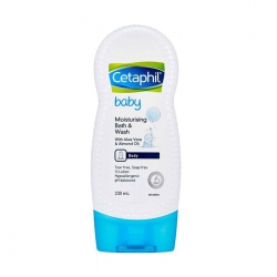 Sữa tắm rửa dưỡng ẩm cho bé Cetaphil Baby Moisturizing Wash & Bath 230 ml