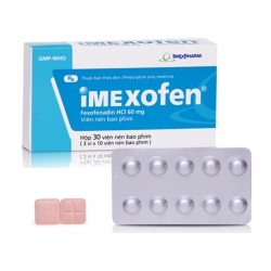 Thuốc chống dị ứng Imexpharm Imexofen 60mg, Hộp 30 viên