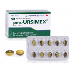 Thuốc tiêu hóa Imexpharm Ursimex 300mg, Hộp 60 viên