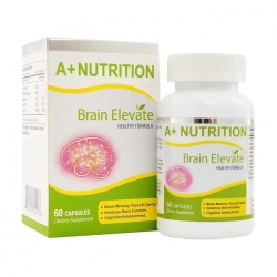 A+ Nutrition Brain Elevate Nature Gift 60 viên - Viên uống hỗ trợ trí nhớ