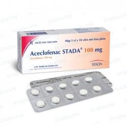 Thuốc giảm đau kháng viêm Aceclofenac STADA 100mg