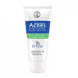 Acnes Pure White Cleanser Rohto Mentholatum - Sữa rửa mặt