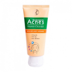 Acnes Vitamin Cleanser Rohto Mentholatum 100g - Kem rửa mặt