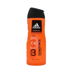Sữa tắm, gội, rửa mặt Adidas Team Force Orange Extract (Body, Hair, Face) Shower Gel, Chai 400ml