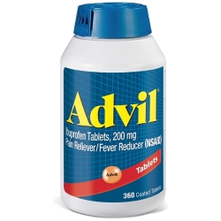Advil Ibuprofen 200mg nhanh chóng làm dịu các cơn đau Chai 360 viên