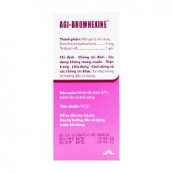 Agi-bromhexine 4 Agimexpharm 30 gói x 5ml