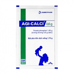 Agi-Calci 6,0g Agimexpharm 30 gói x 1,75g