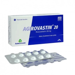 Agirovastin 20mg Agimexpharm 3 vỉ x 10 viên - Trị rối loạn lipid máu