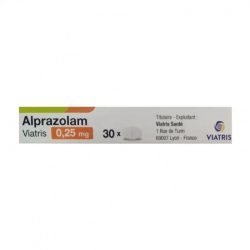 Alprazolam Viatris 0,25mg, 3 vỉ x 10 viên