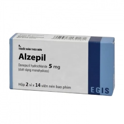 Alzepil 5mg Egis 2 vỉ x 14 viên – Điều trị Alzheimer