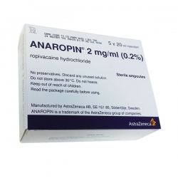 Anaropin 2mg/ml 20ml, Hộp 5 lọ