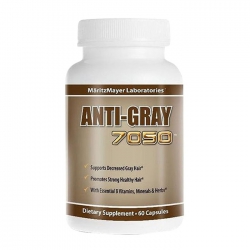 Viên hỗ trợ trị tóc bạc sớm Anti Gray Hair 7050, Hộp 60 viên