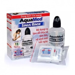 Aquamed Sinus Rinse 15 gói - Dung dịch rửa xoang
