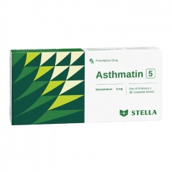 Asthmatin 5mg Stella 3 vỉ x 10 viên - Thuốc hen suyễn