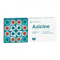 Azicine 250mg Stella 1 vỉ x 6 viên - Thuốc kháng sinh