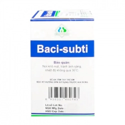 Baci-Subti Biopharco 6 vỉ x 10 viên - Điều trị rối loạn tiêu hoá