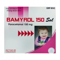 Bamyrol 150 Sol Medisun 20 ống x 5ml