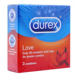 Bao cao su Durex Love, Hộp 03 cái