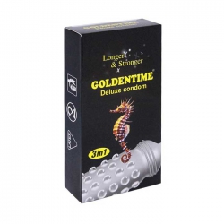 Bao Cao Su Goldentime Longer 3 in 1 Hộp 12 Chiếc