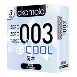 Bao Cao Su Okamoto 0.03 Cool - Hộp 3 cái