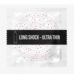 Bao cao su siêu mỏng kéo dài thời gian Fiesta long shock Ultra Thin, Hộp 3 cái