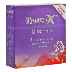 Bao Cao Su True-X Ultra Thin Siêu Mỏng (Hộp 3 cái)