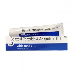 Benzoyl Peroxide and Adapalene Gel Aldocont B 15g – Gel trị mụn