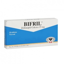 Bifril 15mg Menarini, 2 vỉ x 14 viên - Thuốc trị tăng huyết áp