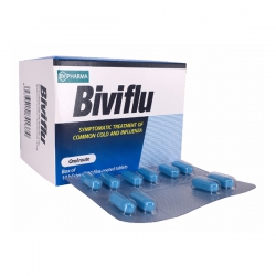 Thuốc giảm đau hạ sốt Biviflu - Paracetamol 500mg