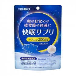 Bột ngủ ngon Orihiro 14 gói x 1,5g - Giảm lo lắng và căng thẳng