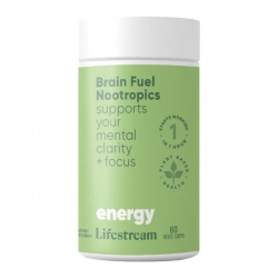 Brain Fuel Nootropics Lifestream 60 viên - Viên uống tăng cường tập trung, tỉnh táo và năng lượng